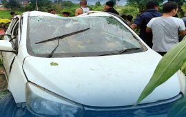 दाङमा कार दुर्घटना हुँदा चार भारतीय नागरिक घाइते