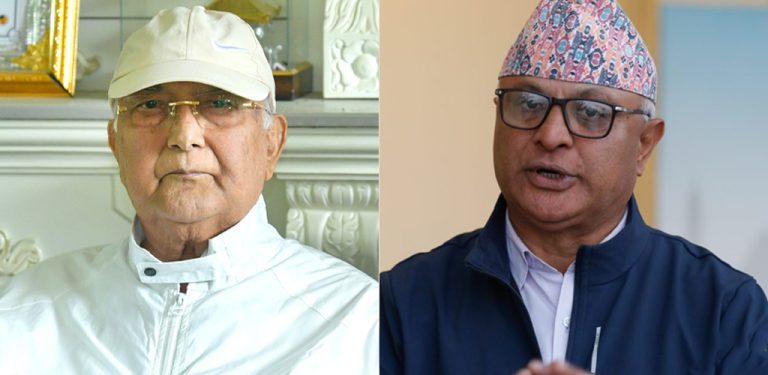 ओलीसँग हिक्मत कार्कीले भने– मैले राजीनामा दिँदा संवैधानिक संकट निम्तन्छ