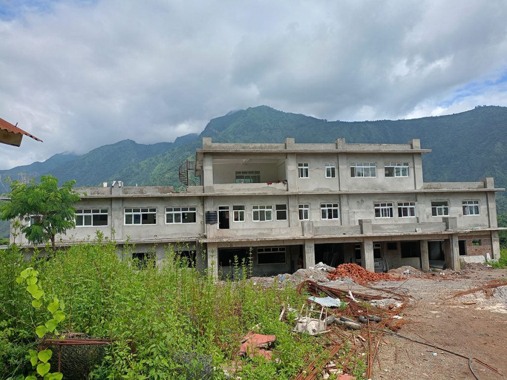 कालीगण्डकीमा २२ करोडको अस्पताल बन्दै, निर्माण सम्पन्न हुने टुंगो छैन