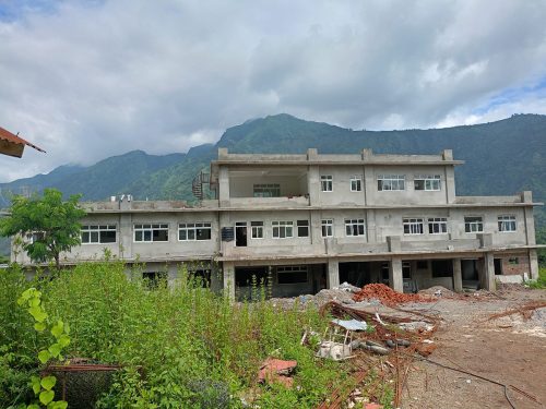 कालीगण्डकीमा २२ करोडको अस्पताल बन्दै, निर्माण सम्पन्न हुने टुंगो छैन