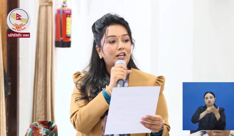 सरकारलाई खुश्बु ओलीको प्रश्न- तथ्यांकमा मल छ, किसानको खेतमा किन छैन ?