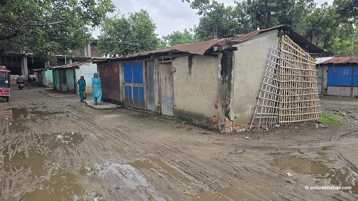 नयाँ बजार क्षेत्रका घरहरू