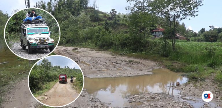 ४५ वर्षसम्म निर्माण नसकिएको लेटाङ-छ नम्बर बुधबारे सडक