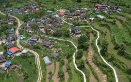 म्याग्दीमा चार किलोमिटर पदमार्ग निर्माण