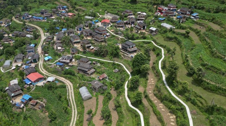 म्याग्दीमा चार किलोमिटर पदमार्ग निर्माण