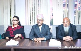 प्रज्ञाका तीन कुलपतिको शपथ (तस्वीरहरू)