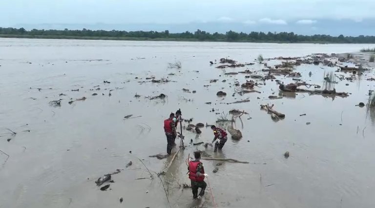चितवन राष्ट्रिय निकुञ्ज क्षेत्रको नारायणी नदीबाट मात्रै ७२ शव सेनाले निकाल्यो