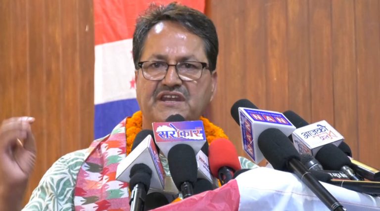 संस्थापन नेताहरूलाई साउदले भने– पार्टी तोड्ने अन्तिम गल्ती नगर्नुहोस्