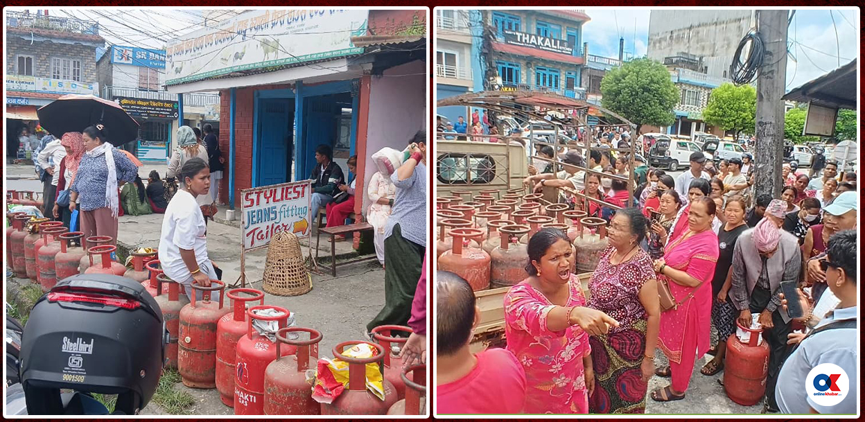 ग्यास वितरणमा भेदभाव : पहुँचवालालाई पुर्‍याउने, निमुखालाई कुराउने