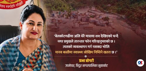 ‘फिल्डमा पुगेर उद्धार र शव व्यवस्थापन गर्ने जनशक्तिको अभाव छ’