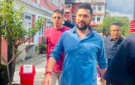 तारिख बुझ्न रवि लामिछाने काठमाडौं जिल्ला अदालतमा