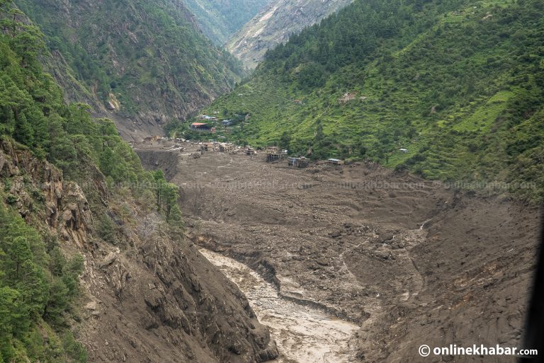रसुवा बाढी : मृत्यु हुनेको संख्या ७५२ पुग्यो, ८ हजार ७३० जनाको उद्धार