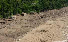 रसुवा बाढी : ३६ प्रहरी सम्पर्कमा, अझै २८ जना सम्पर्कविहीन