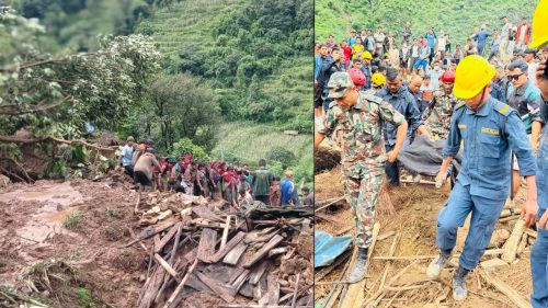रोल्पामा २ दिनमै पहिरोले १५ जनाको मृत्यु, थबाङ र सनुछहरी शोकमा