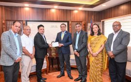 सिप्रभ्य समूहका सिप्रदी तथा भोटेकोशी पावरद्वारा उद्धार कोषमा ५ करोड सहयोग