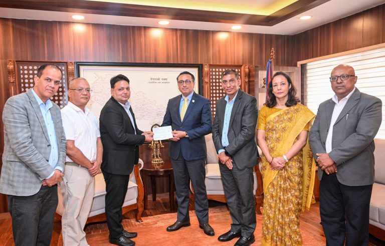 सिप्रभ्य समूहका सिप्रदी तथा भोटेकोशी पावरद्वारा उद्धार कोषमा ५ करोड सहयोग