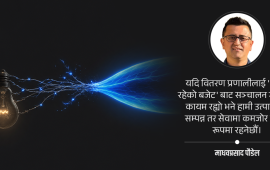 झ्याप्प-झ्याप्प बत्ती गयो; अब यसो गरौं