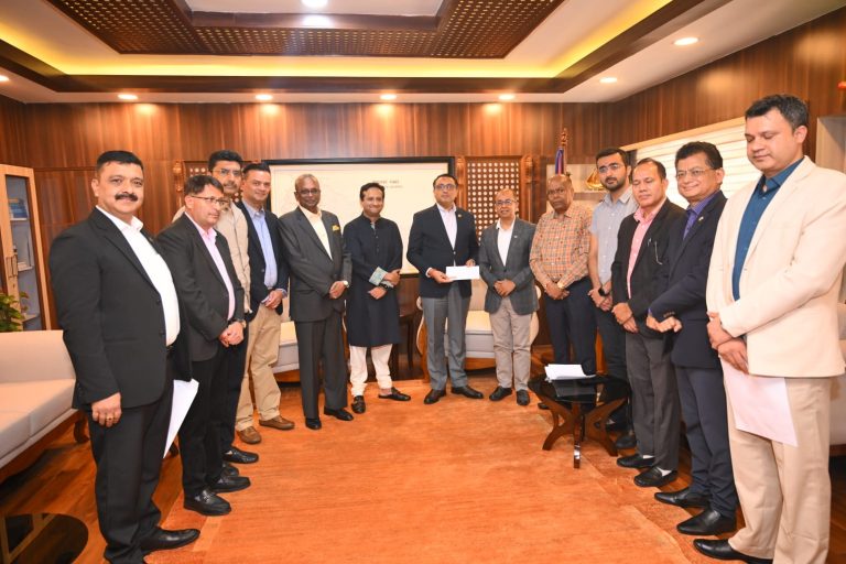 परिसंघ सदस्यबाट दैवी प्रकोप उद्धार कोषमा ५ करोड २९ लाख प्रदान