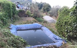 हिउँदेमा सिँचाइका लागि बर्सादको पानी संकलन
