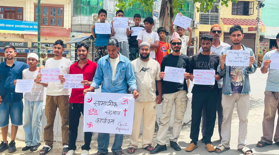 अर्घाखाँचीमा युवाहरूको संयुक्त सद्‌भाव कार्यक्रम
