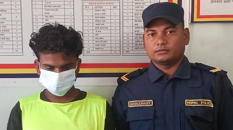 धनुषाबाट ३९ ग्रामभन्दा बढी खैरो हिरोइनसहित युवक पक्राउ