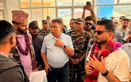 गुल्मी अस्पताल भवन निर्माणमा ढिलाइ, ठेक्का रद्द गर्न मन्त्री लम्सालको निर्देशन