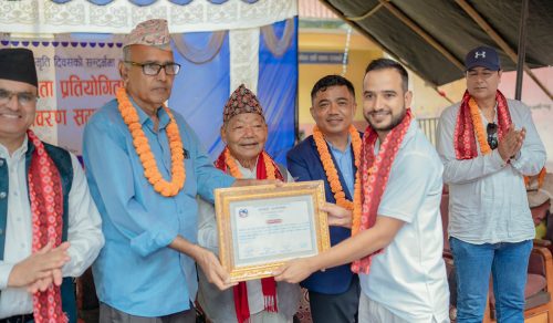 राष्ट्रिय कविता प्रतियोगितामा जुम्लाका मञ्जिल प्रथम