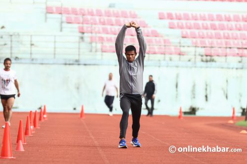२०औं एसियन गेम्स : ८ सय मिटर दौडमा हिट चरणबाटै बाहिरिए नेपालका सोम आठौं