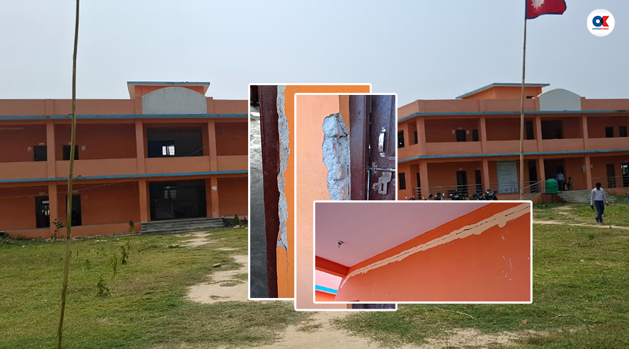 उद्घाटन नहुँदै चर्किए बटेश्वरका दुई विद्यालय भवन