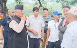 कांग्रेस नेता आङ्देम्बेले भेटे गृहमन्त्री, उद्धार कार्य तीव्र पार्न सुझाव