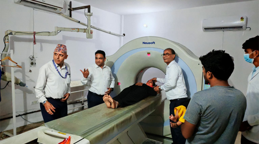 भेरी अस्पतलामा २ वर्षदेखि बन्द सिटी स्क्यान मेसिन सञ्चालन   