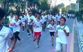 अन्तर्राष्ट्रिय युवा दिवसमा नेपाल ट्रेड युनियन कांग्रेस राष्ट्रिय युवा समितिको दौड प्रतियोगिता