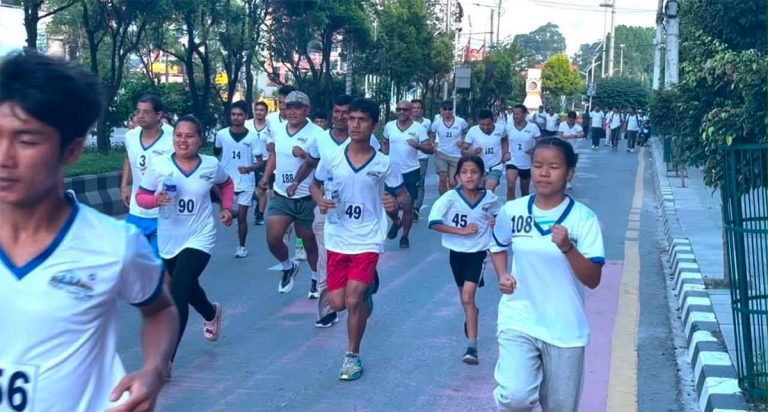 अन्तर्राष्ट्रिय युवा दिवसमा नेपाल ट्रेड युनियन कांग्रेस राष्ट्रिय युवा समितिको दौड प्रतियोगिता