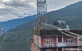 धुन्चेमा मोबाइलको नेटवर्क धान्न जेनेरेटरको भर