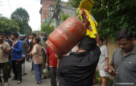 साउनमै ४० लाख सिलिन्डर ग्यास बिक्री, ५ महिनायताकै सर्वाधिक