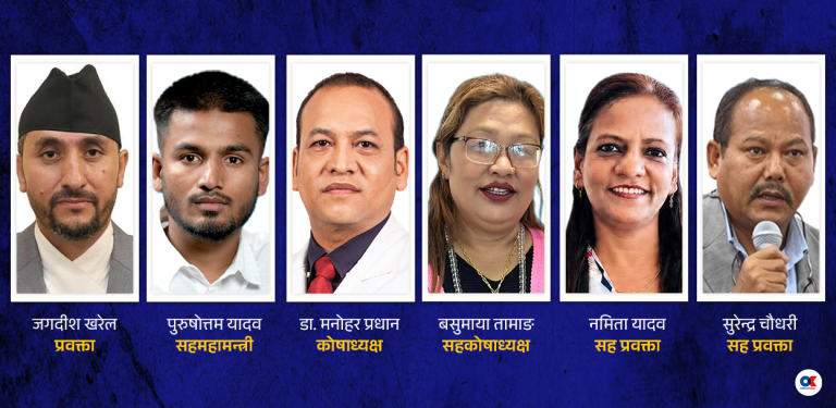 रास्वपा कोषाध्यक्षमा प्रधान, अरु पदाधिकारीमा को-को भए मनोनीत ?