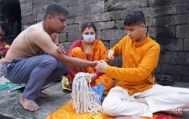 पशुपतिमा जनैपूर्णिमाको चहलपहल, हेर्नुहोस् १५ तस्वीर