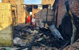 सिरहाको कल्याणपुरमा आगलागी हुँदा करिब ५ लाखको क्षति
