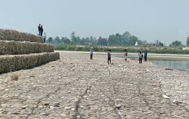 महाकाली नदीमा एक हजार २२० मिटर तटबन्ध निर्माण