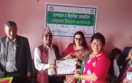 मालारानीमा खसीबोका उत्पादन र बिक्रीमा आधारित अनुदान