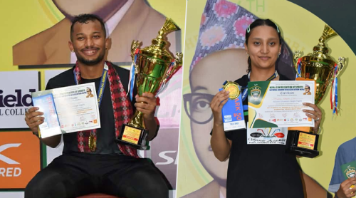 रसिला र प्रिन्स पुष्पलाल स्मृति ब्याडमिन्टनको च्याम्पियन