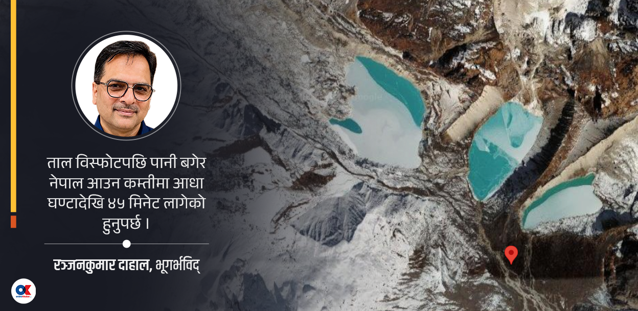 ‘हिमताल विस्फोट नभई यति ठूलो विध्वंश सम्भव छैन’