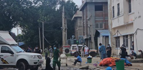 रसुवा बाढी : पहिचान नभएका शव संकेत नम्बर देखिने गरी गाडिने