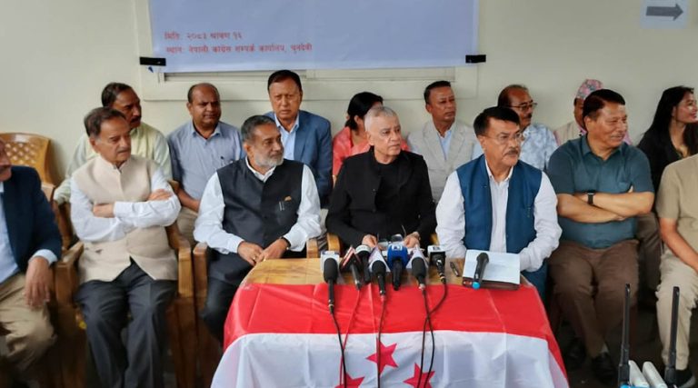 पार्टीभित्रको आन्तरिक चुनौती सम्बोधन गर्न राष्ट्रिय भेला आयोजना गरिएको हो : कोइराला