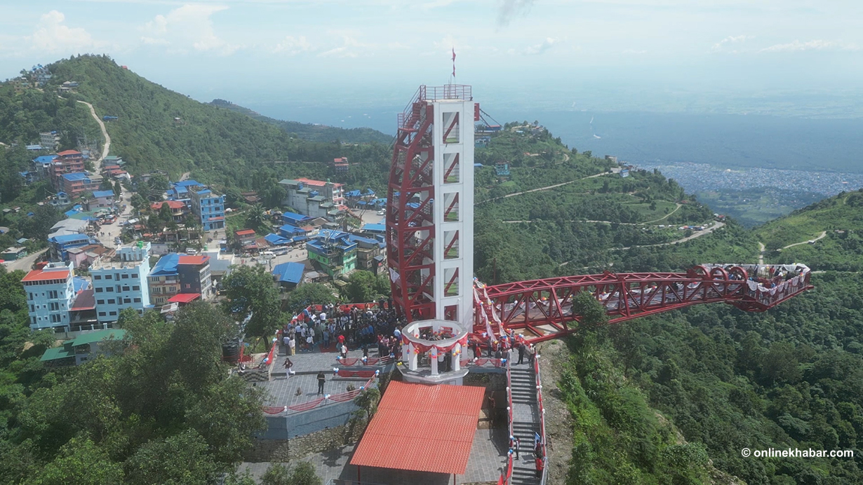स्काईवाकमा पर्यटकको चाप : भेडेटारको पर्यटनमा नयाँ गन्तव्य बन्दै