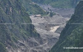 रसुवा बाढी : कर्णालीका दुई जनाको मृत्यु, १६८ अझै सम्पर्कविहीन