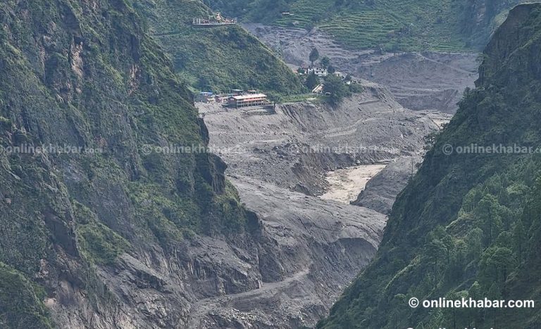रसुवा बाढी : कर्णालीका दुई जनाको मृत्यु, १६८ अझै सम्पर्कविहीन