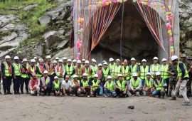 २३ अर्ब लागतको तमोर-मेवा जलविद्युत् आयोजनामा सुरुङ खन्न थालियो