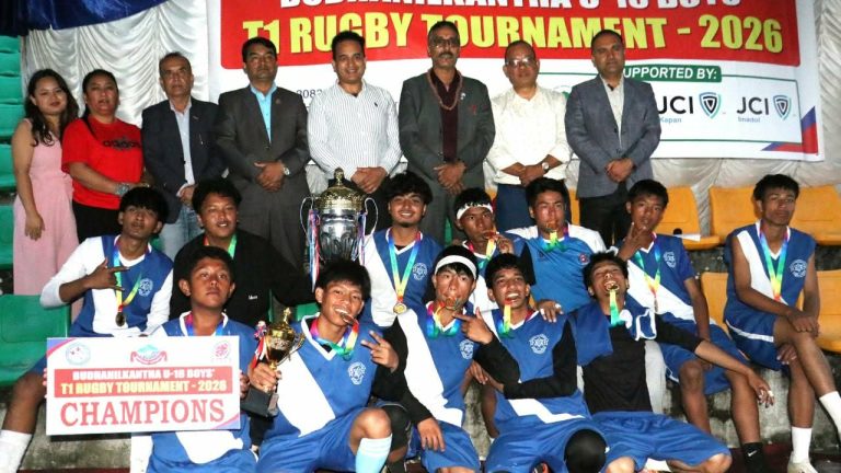 यू–१६ ब्वाइज टी–वान रग्बीमा जोसेफ स्कुल च्याम्पियन