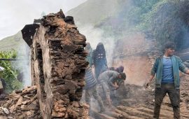 मुगुमा आगलागी हुँदा दुई घर जलेर नष्ट